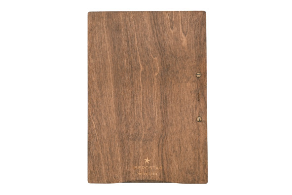 CLASSIC - LOW A4 Letter Wooden menu boards The classic and functional letter, featuring a screw binding system.
