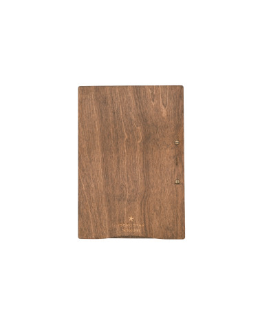 CLASSIC - LOW A4 Letter Wooden menu boards The classic and functional letter, featuring a screw binding system.