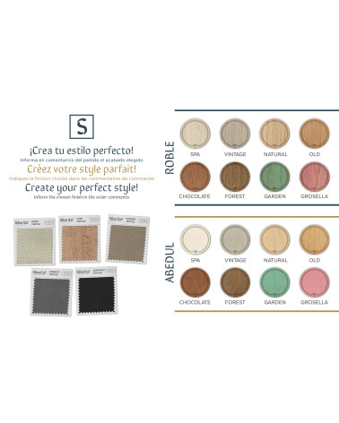 CLASSIC - Socle magnétique A5 Accessoires de bureau Piedestal porte-menu de table en bois au style moderne avec un innovant s...