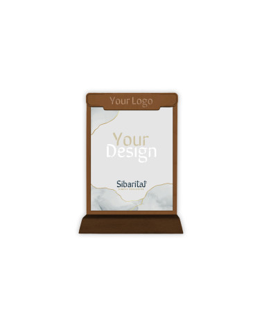 CLASSIC - Socle magnétique A5 Accessoires de bureau Piedestal porte-menu de table en bois au style moderne avec un innovant s...