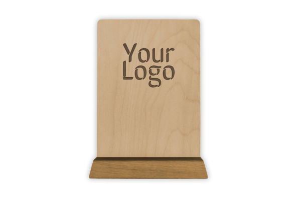 CLASSIC - Socle magnétique A5 Accessoires de bureau Piedestal porte-menu de table en bois au style moderne avec un innovant s...