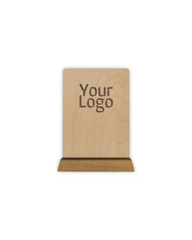 CLASSIC - Socle magnétique A5 Accessoires de bureau Piedestal porte-menu de table en bois au style moderne avec un innovant s...