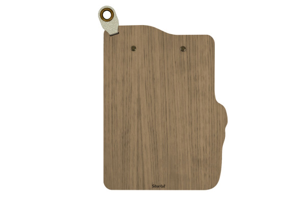 ERGO - Portamenù pinza piatta A5 Supporti per menu in legno Supporto porta menù in legno con design ergonomico, dotato di cli...
