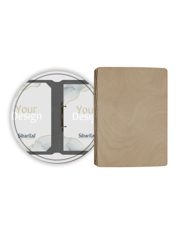 FLEX - A4 Letter Welcome supports This charming innovative letter is made of birch wood and its binding is done with rings fe...